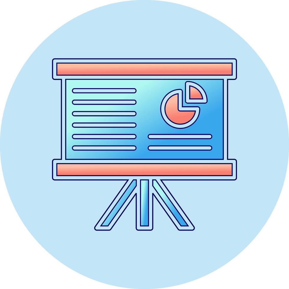 Work Presentation Vector Icon