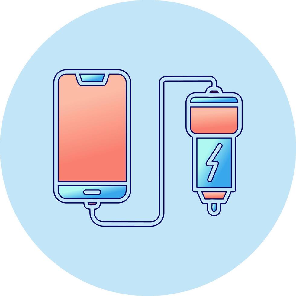 Car phone charging Vector Icon
