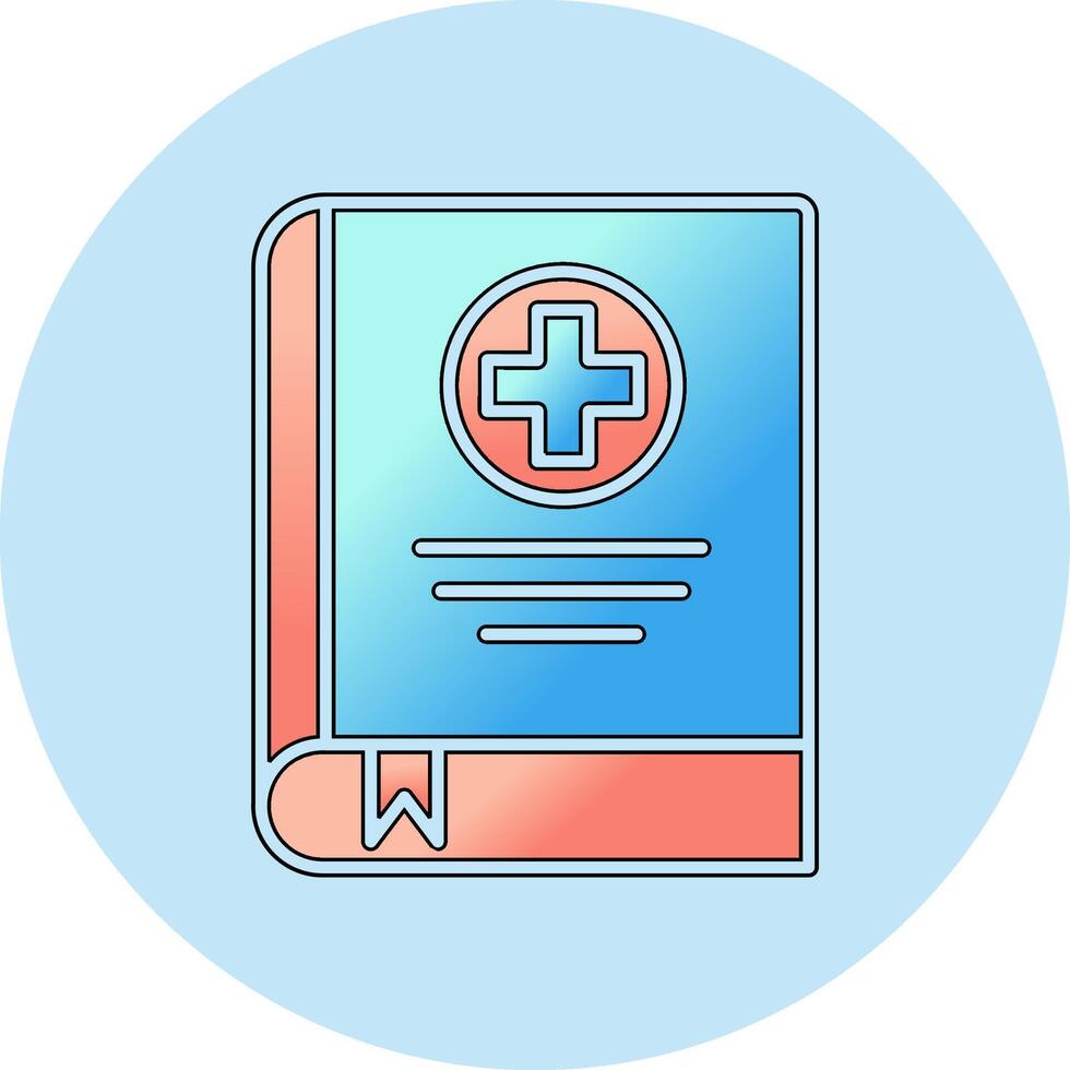 Medical Book Vector Icon