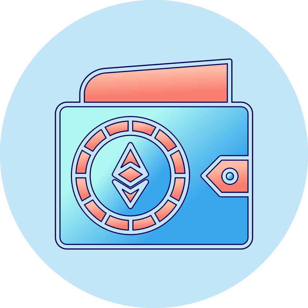 Ethereum Wallet Vector Icon