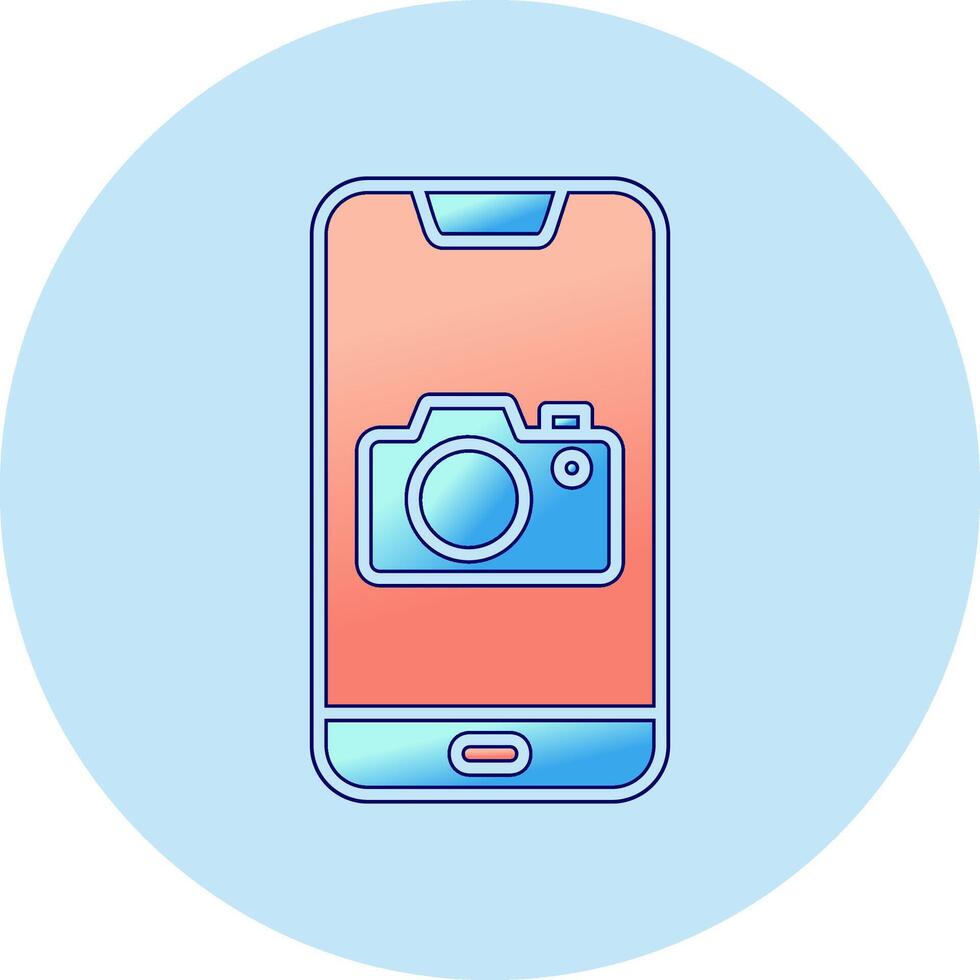 Smartphone Camera Vector Icon
