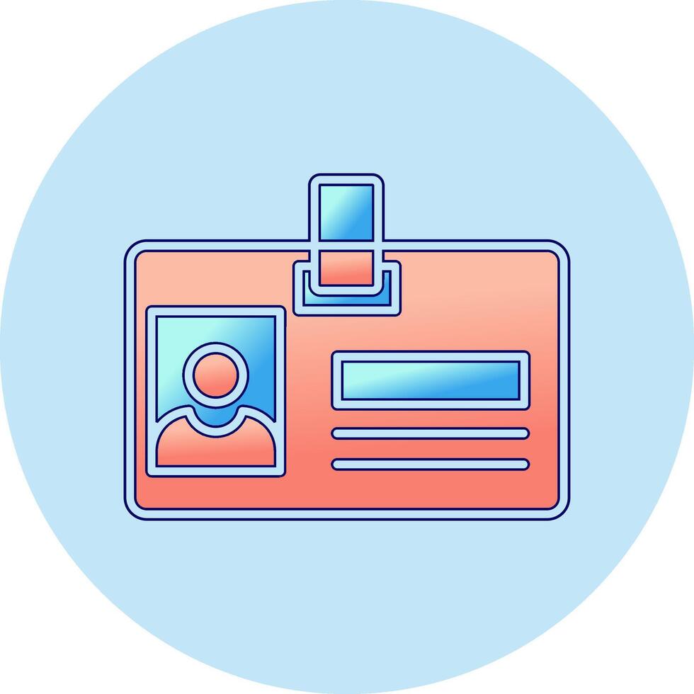 Identity Card Vector Icon