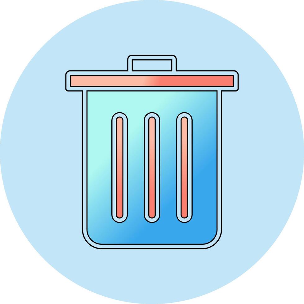 Dustbin Vector Icon