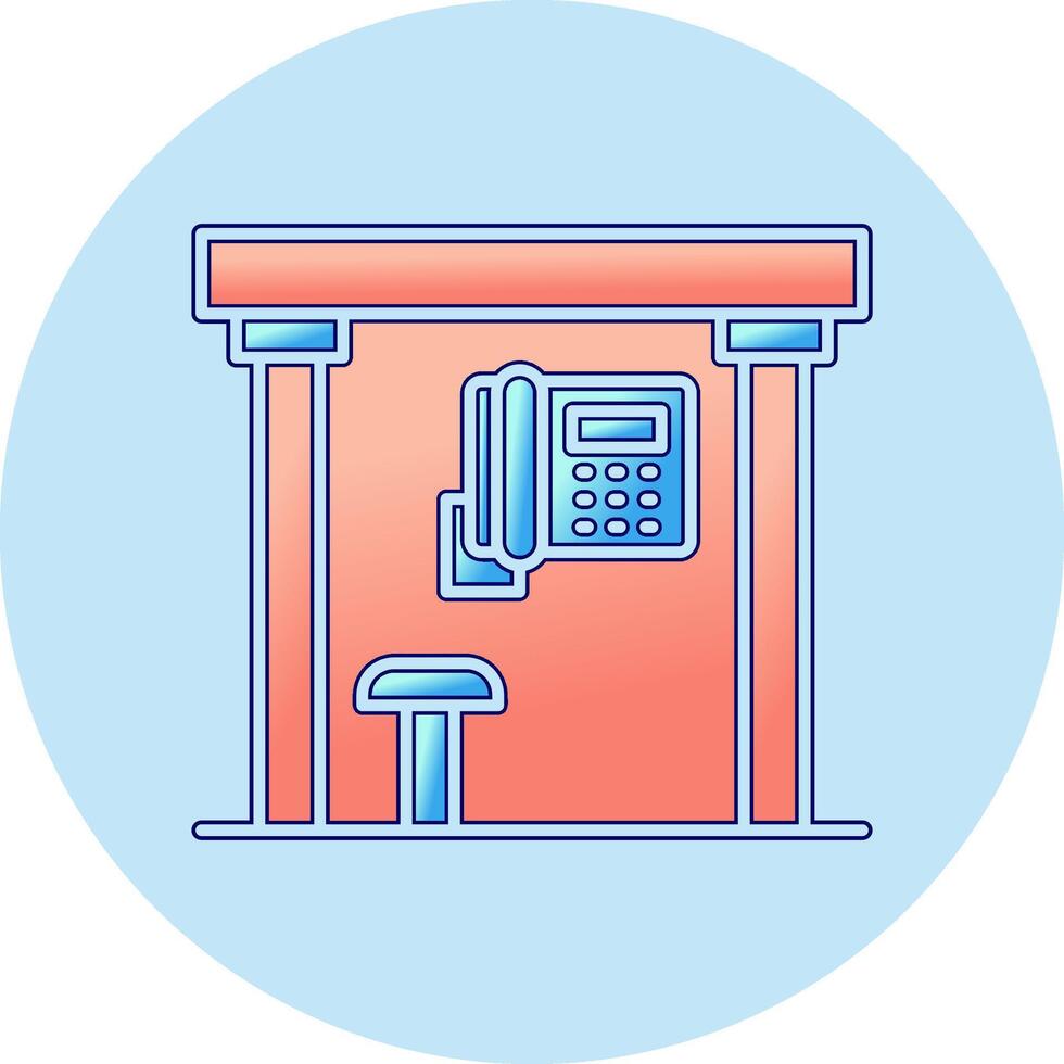 Telephone Box Vector Icon