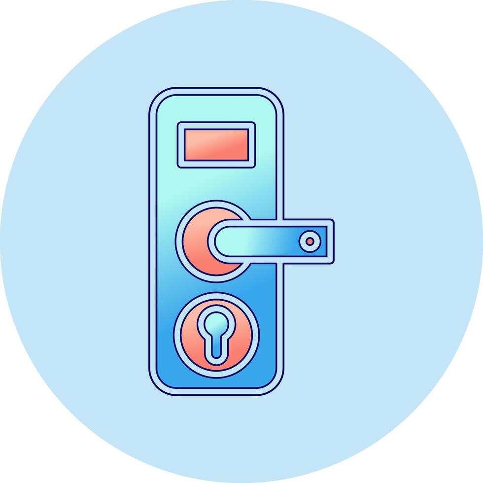 Door Lock Vector Icon