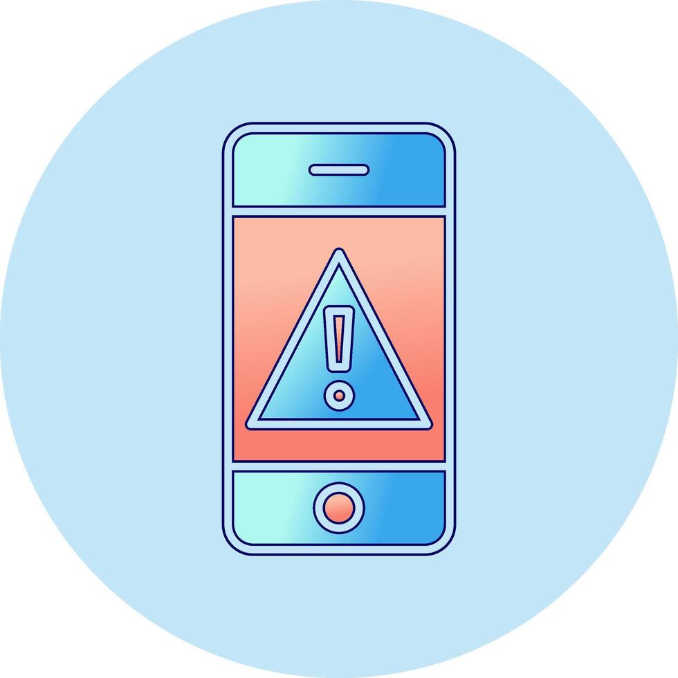 Mobile Alert Vector Icon