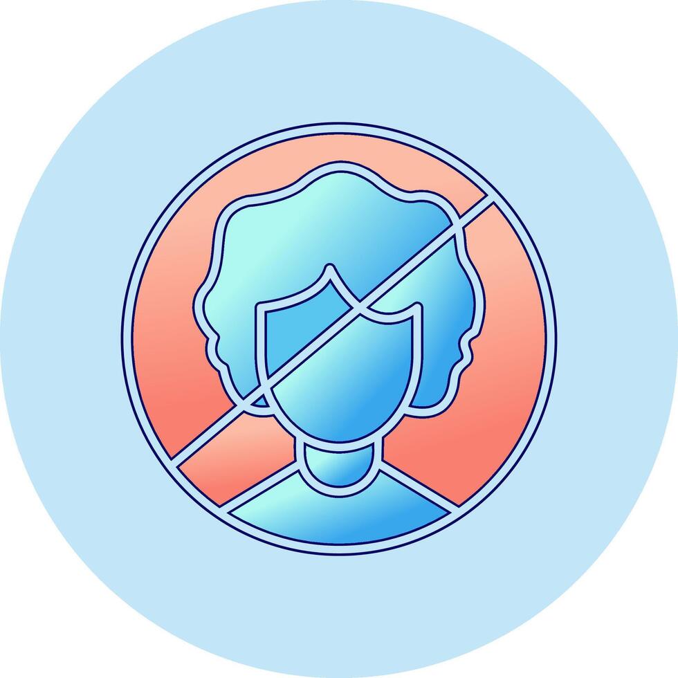Person Not Allowed Vector Icon