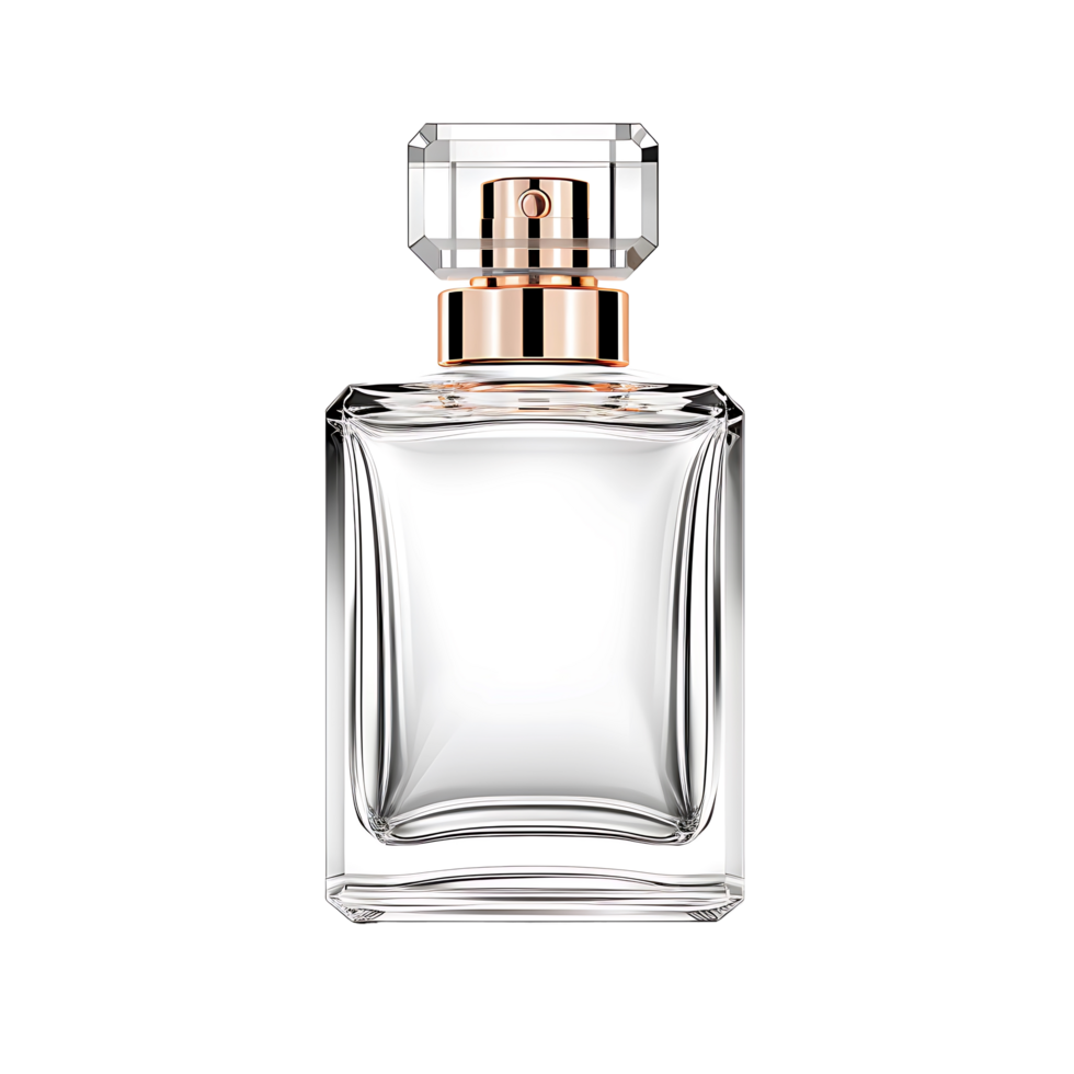 AI generated Perfume Elegance with Clear Background png