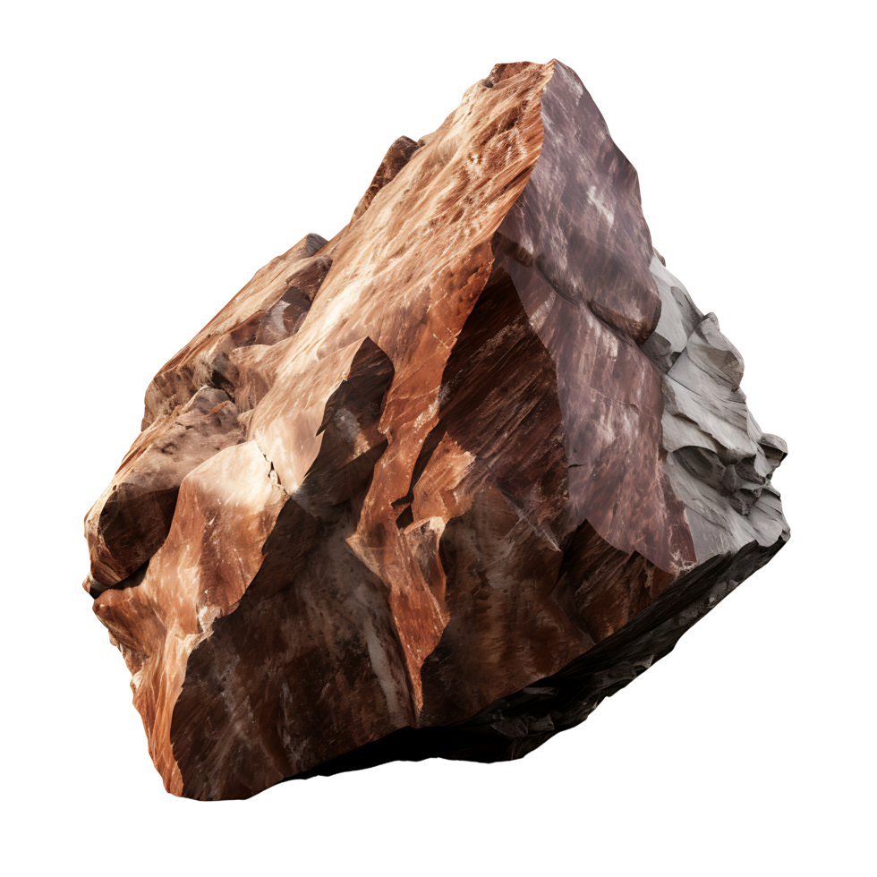 AI generated Unyielding Presence, Heavy Rock on a Transparent Canvas png