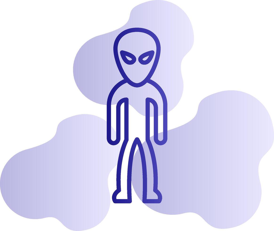 icono de vector alienígena