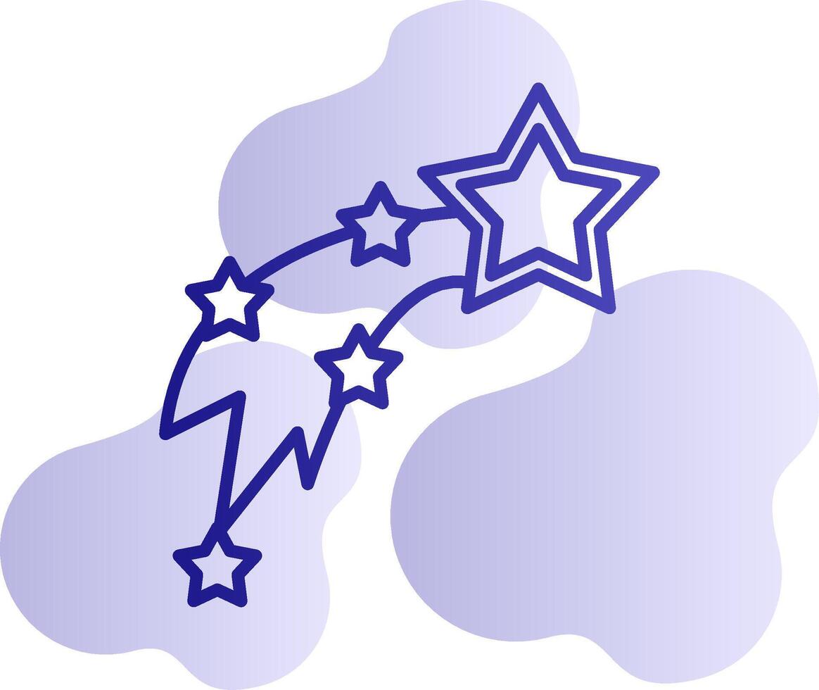 Shooting Stars Vector Icon