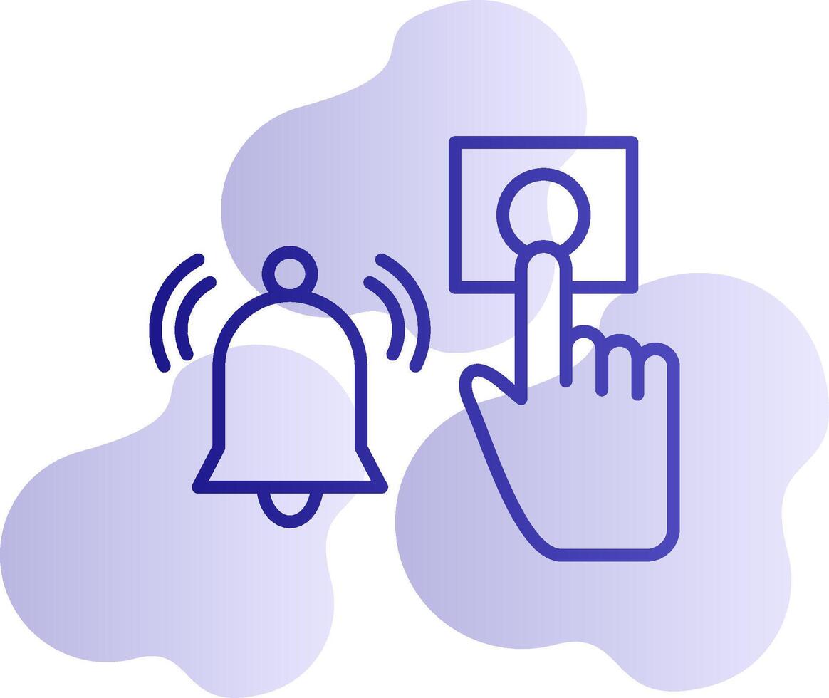 Emergency Alarm Button Vector Icon