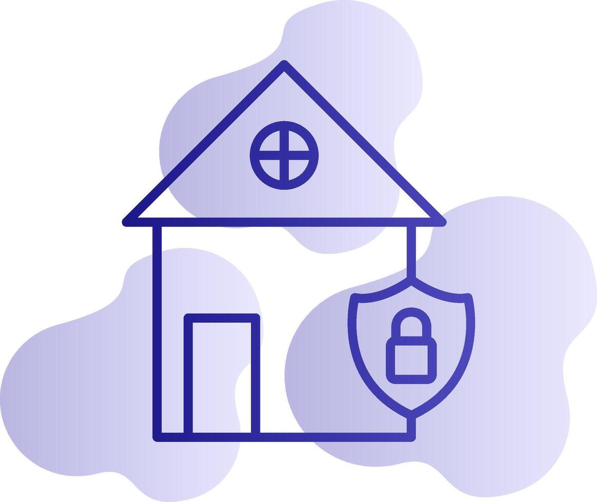 Home Security Vector Icon