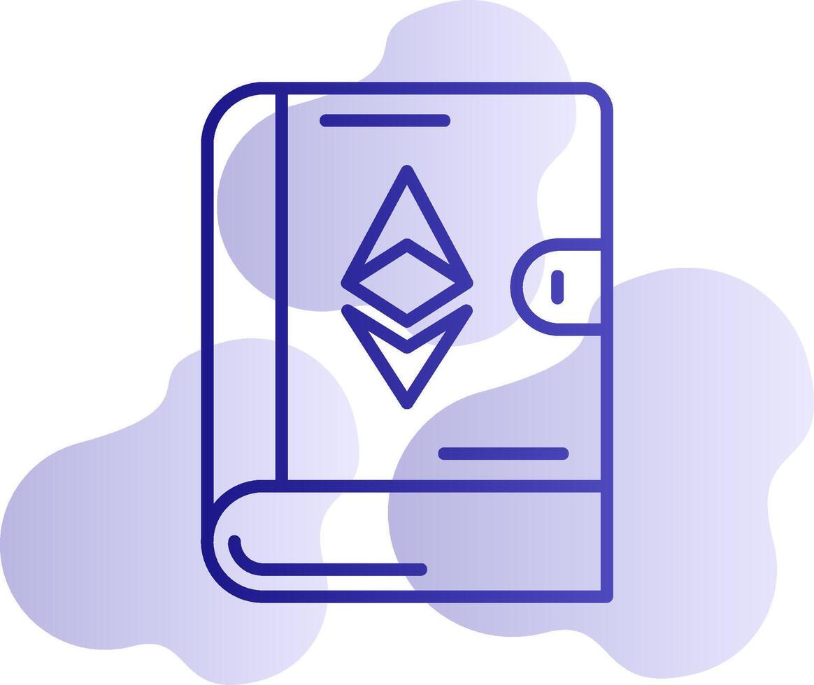 Ethereum Book Vector Icon