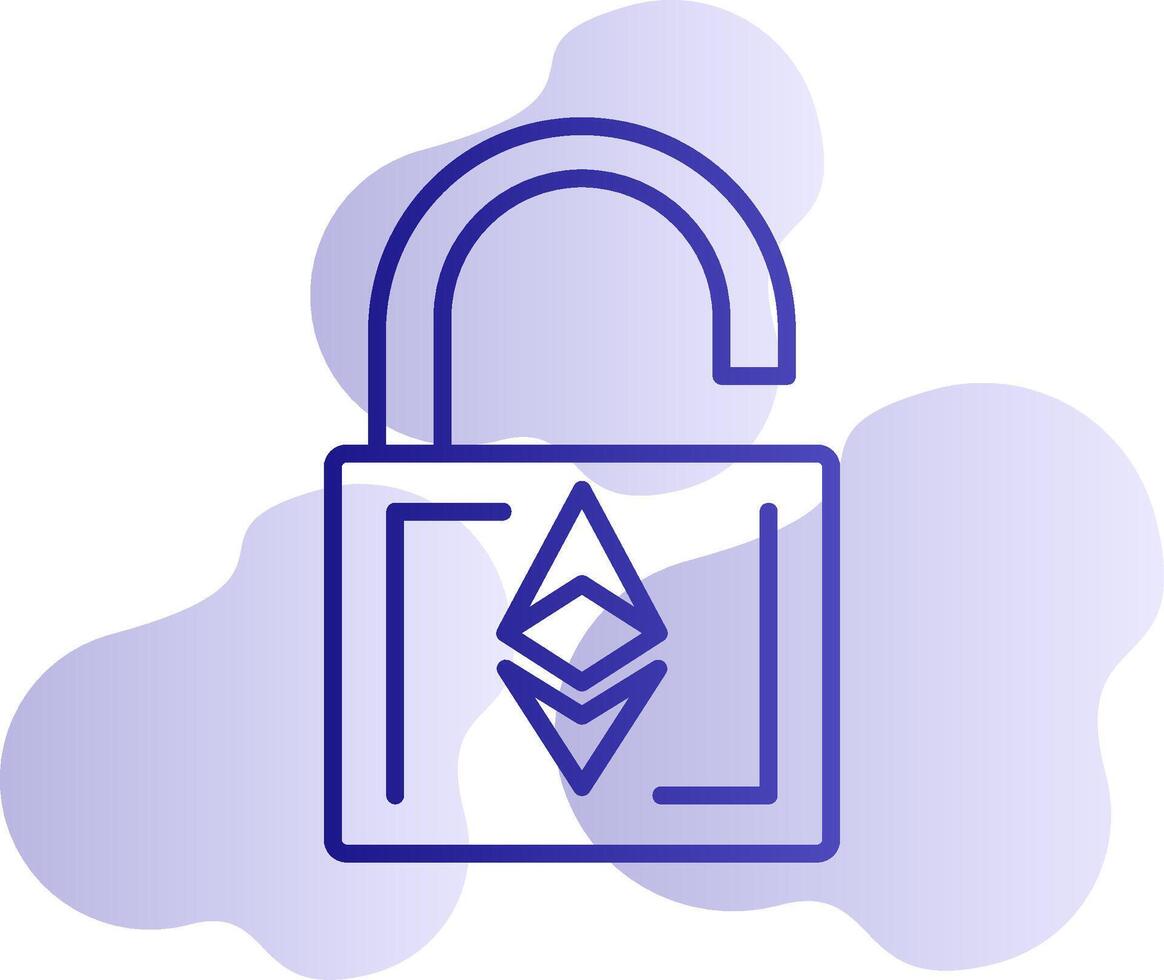 Ethereum UnLock Vector Icon