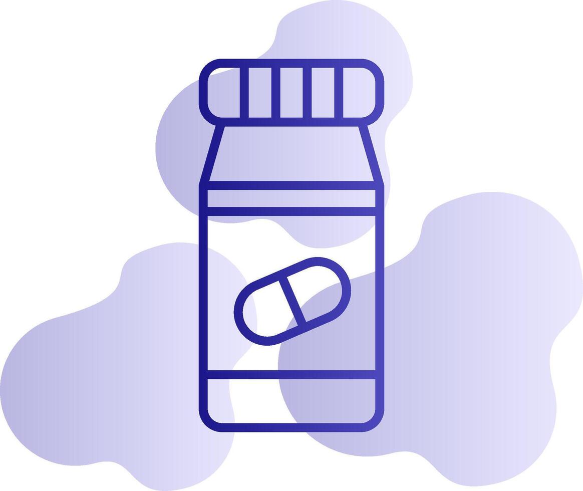 Pills Bottle Vector Icon