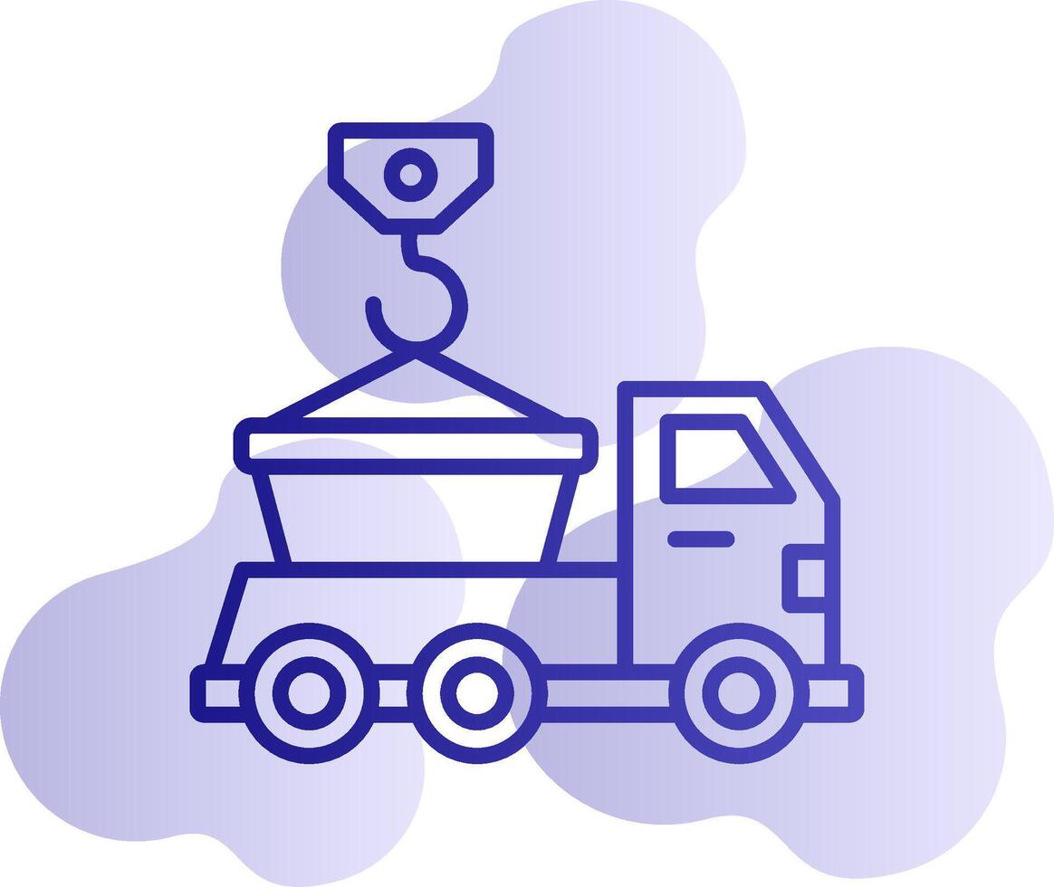 Skip Truck Vector Icon