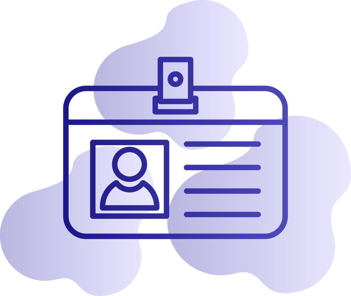 Identification Card Vector Icon
