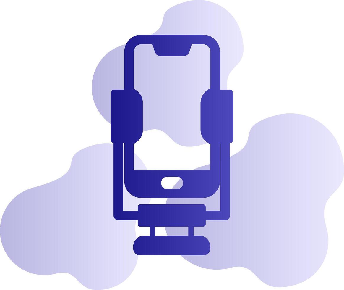 Smartphone Stand Vector Icon