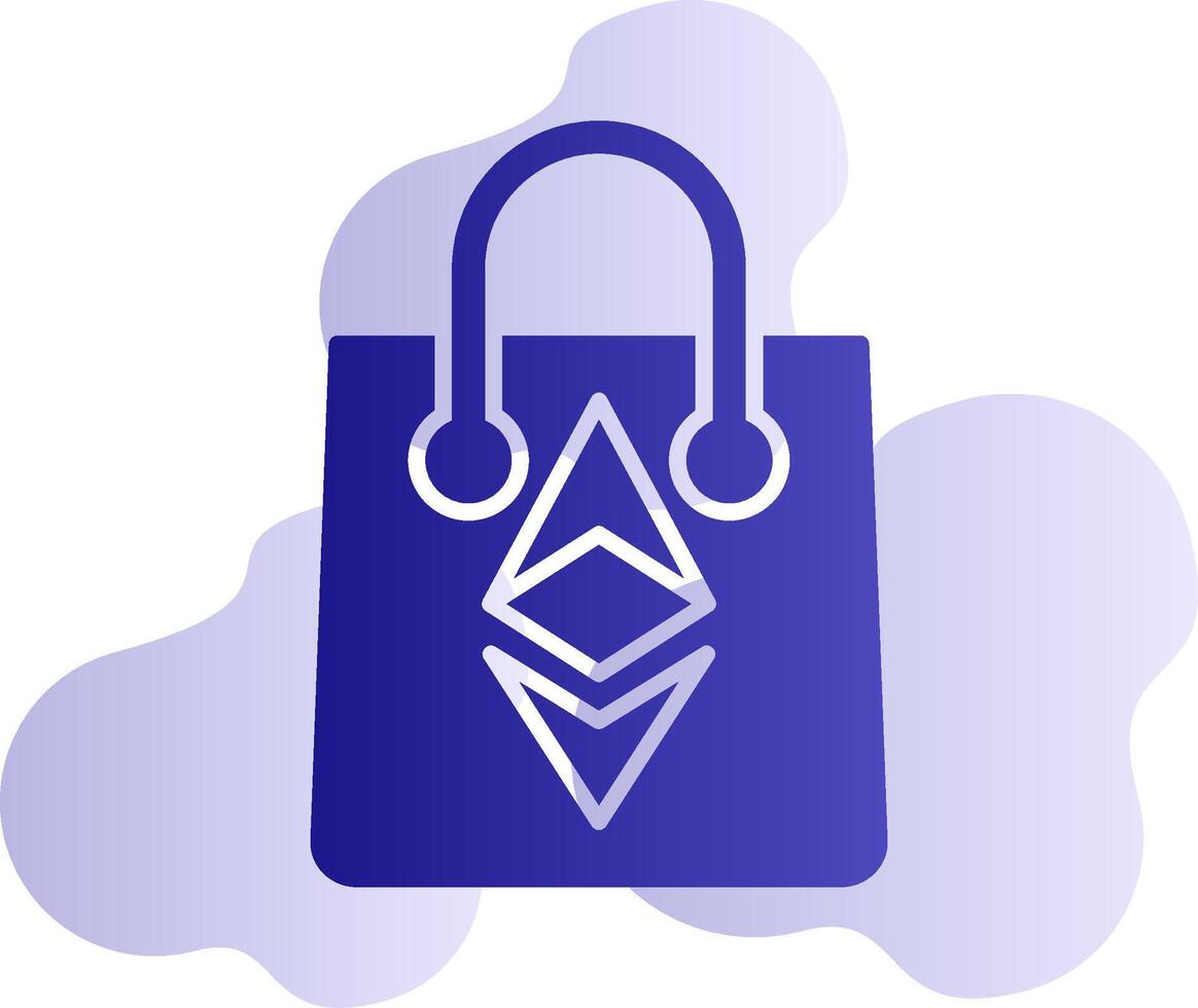 Ethereum Bag Vector Icon