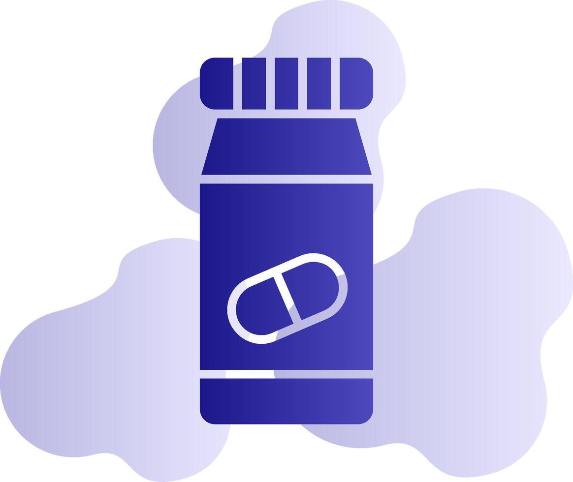 Pills Bottle Vector Icon