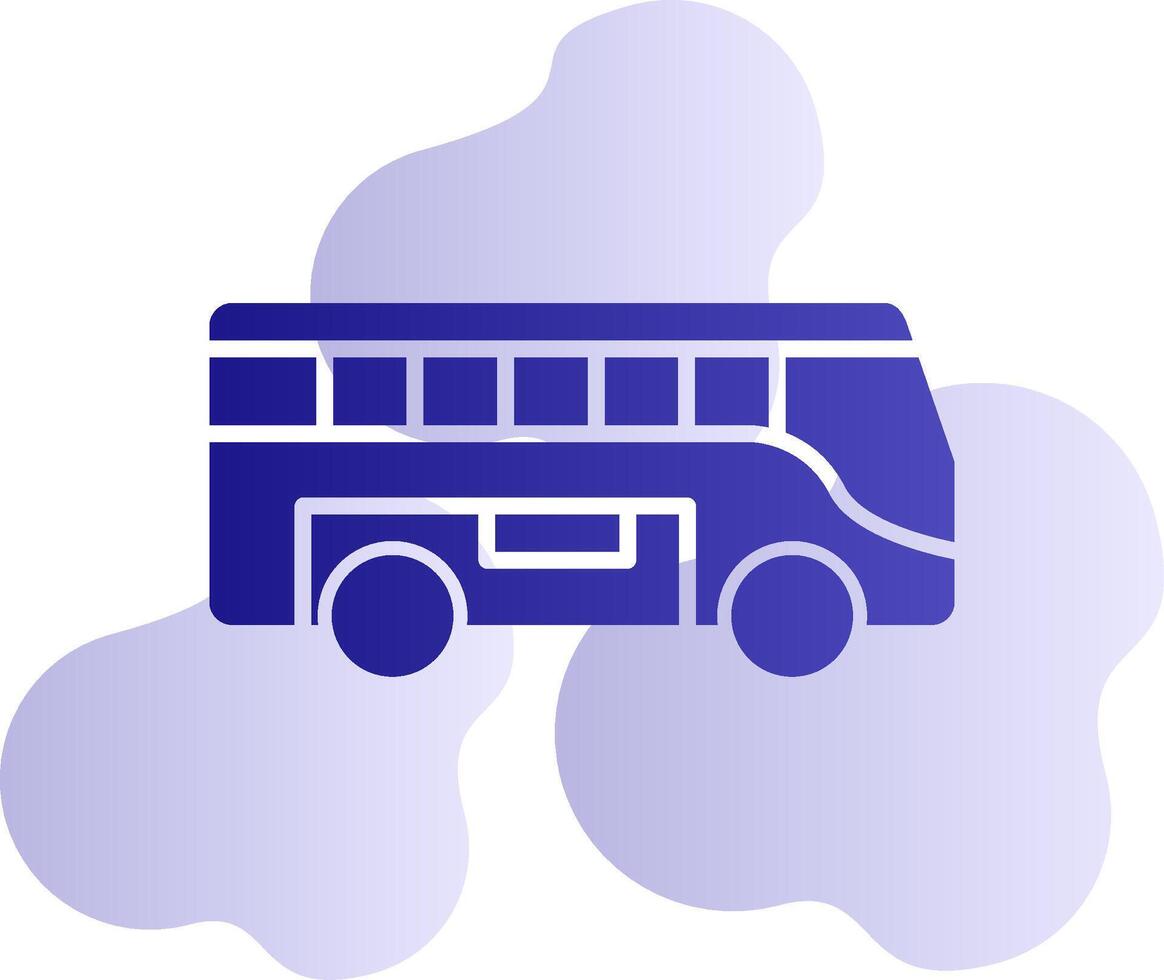 icono de vector de bus