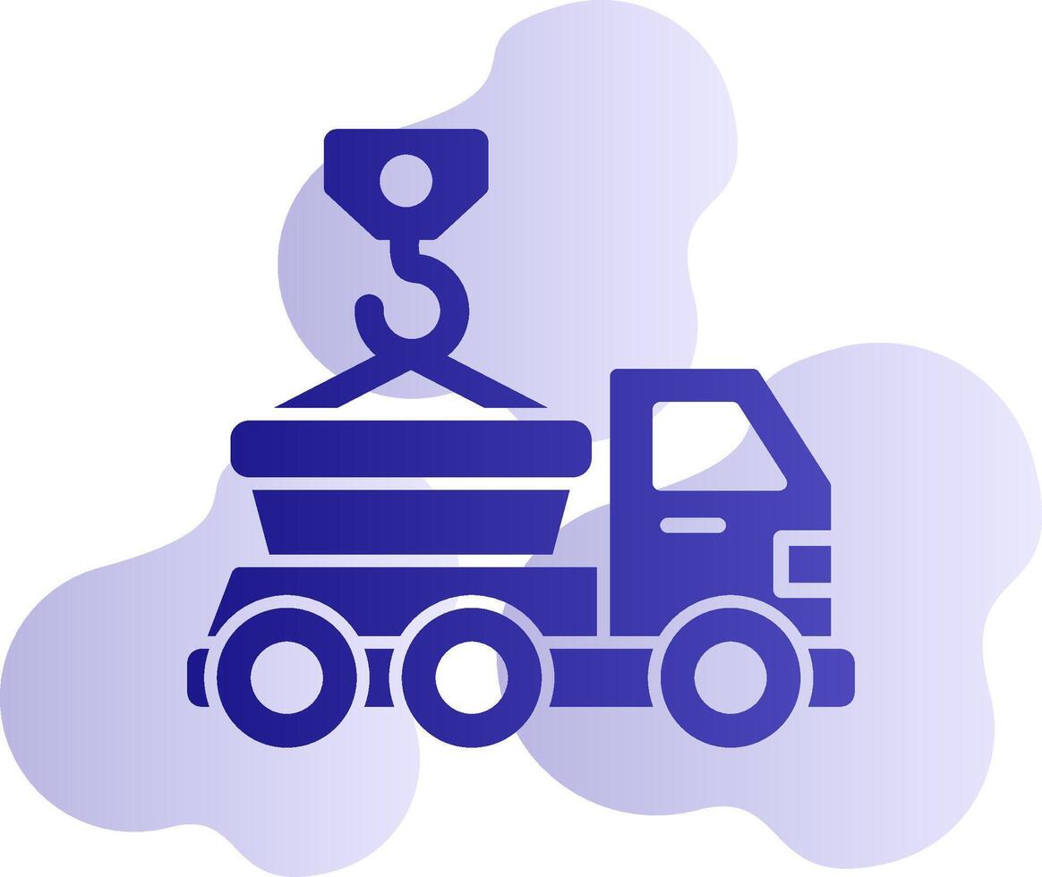 Skip Truck Vector Icon