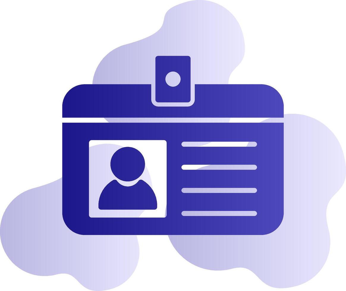 Identification Card Vector Icon