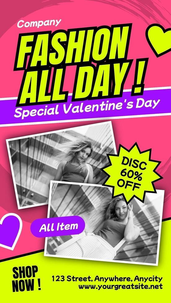 Fashion All Day Promotion Instagram Story template