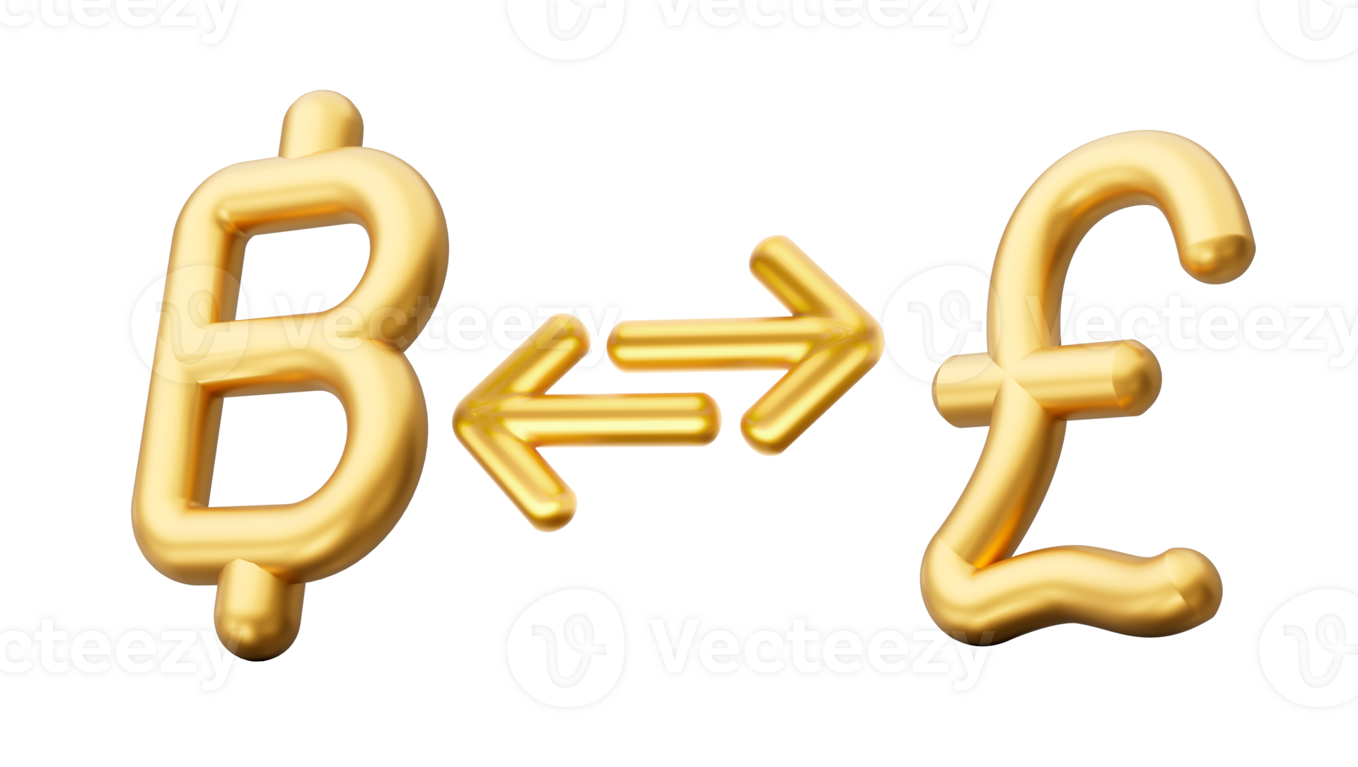 Shiny Golden Symbol Baht To Pound Currency Exchange Icon 3d shiny-golden-symbol-baht-to-pound-currency-exchange-icon-3d