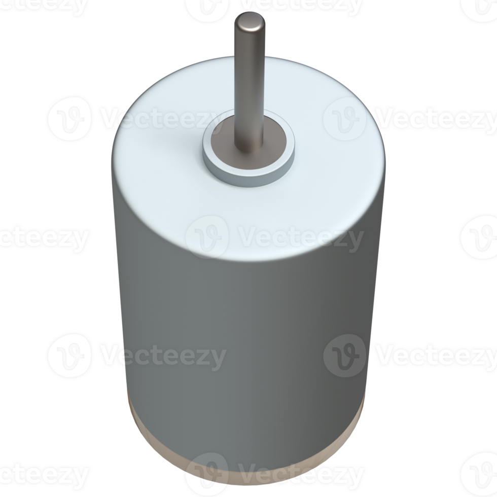 realista dc motor 3d Renderização png