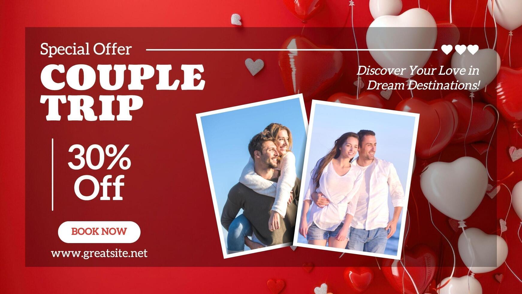 Couple Trip Promo X / Twitter Post template