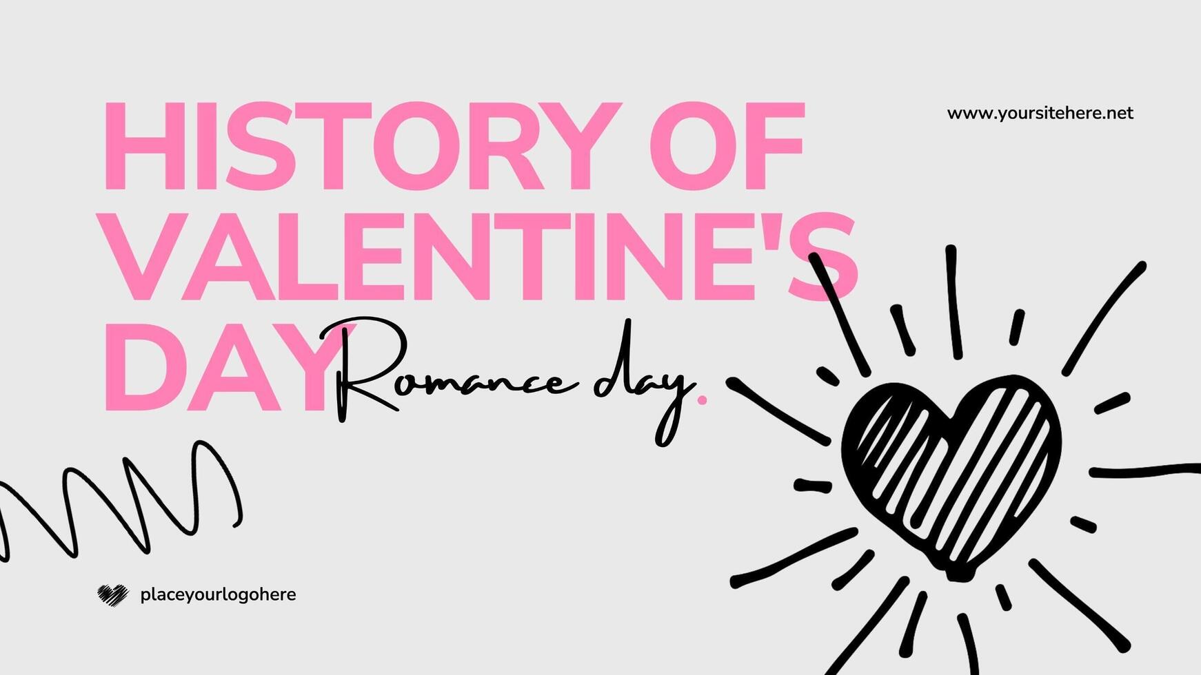 History of Valentine's Day Presentation template