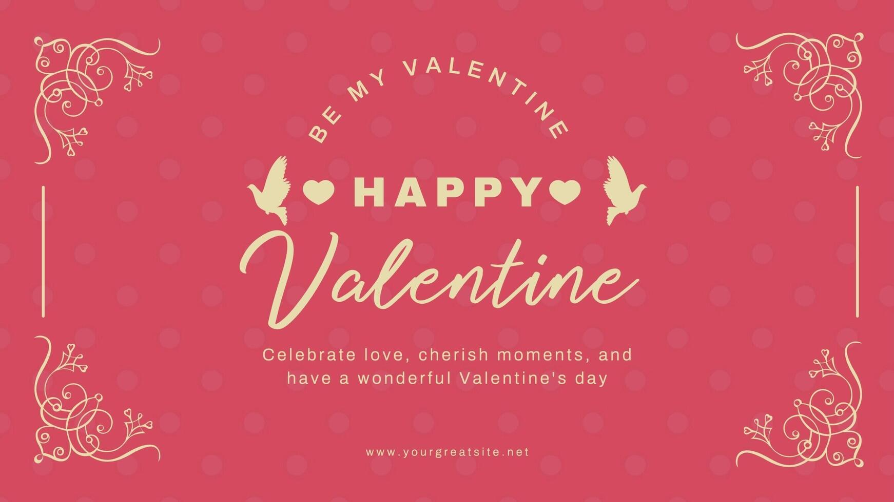 valentine twitter post for social media template