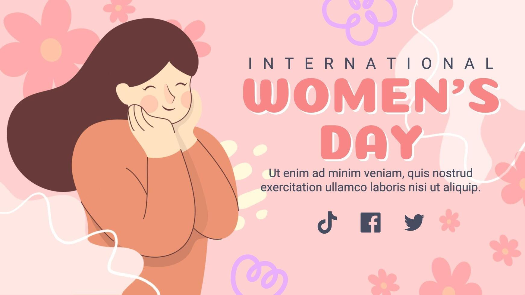 Women's Day Twitter Post Template