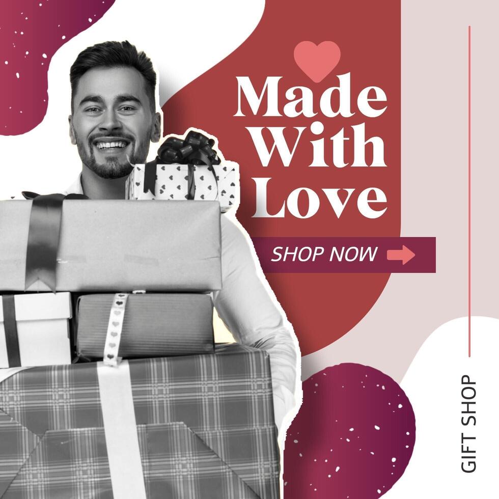 Gift Shop Marketing Instagram Post Template