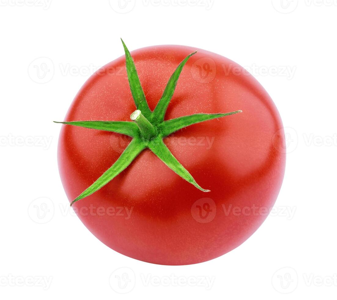 uno tomate aislado aislado en blanco antecedentes foto