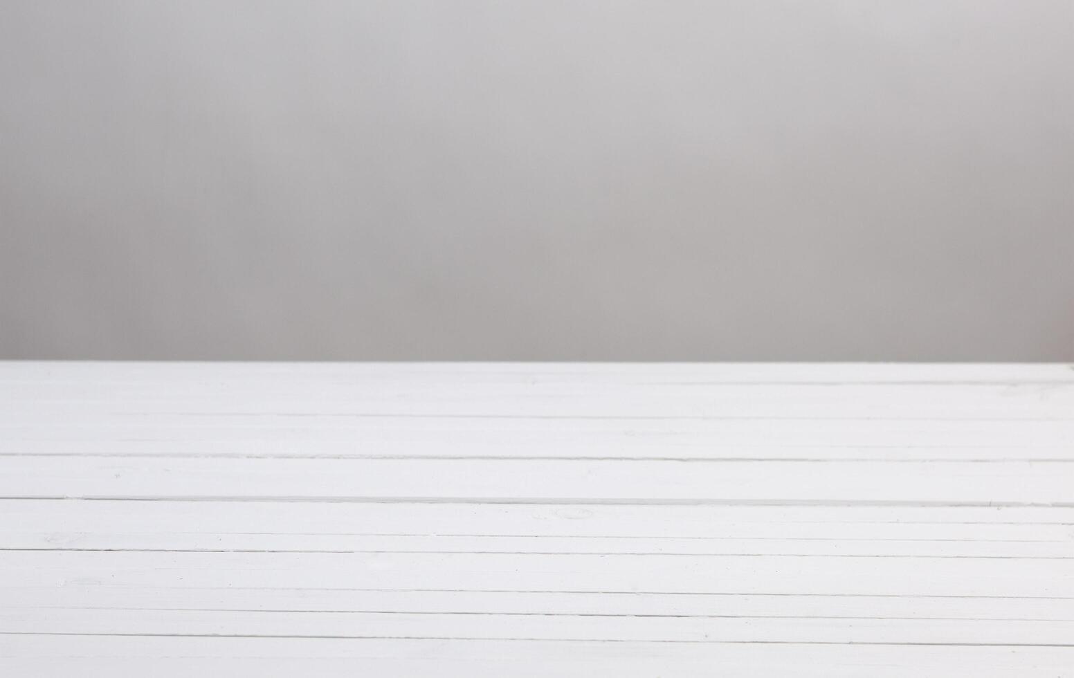 White wooden table vor product photo