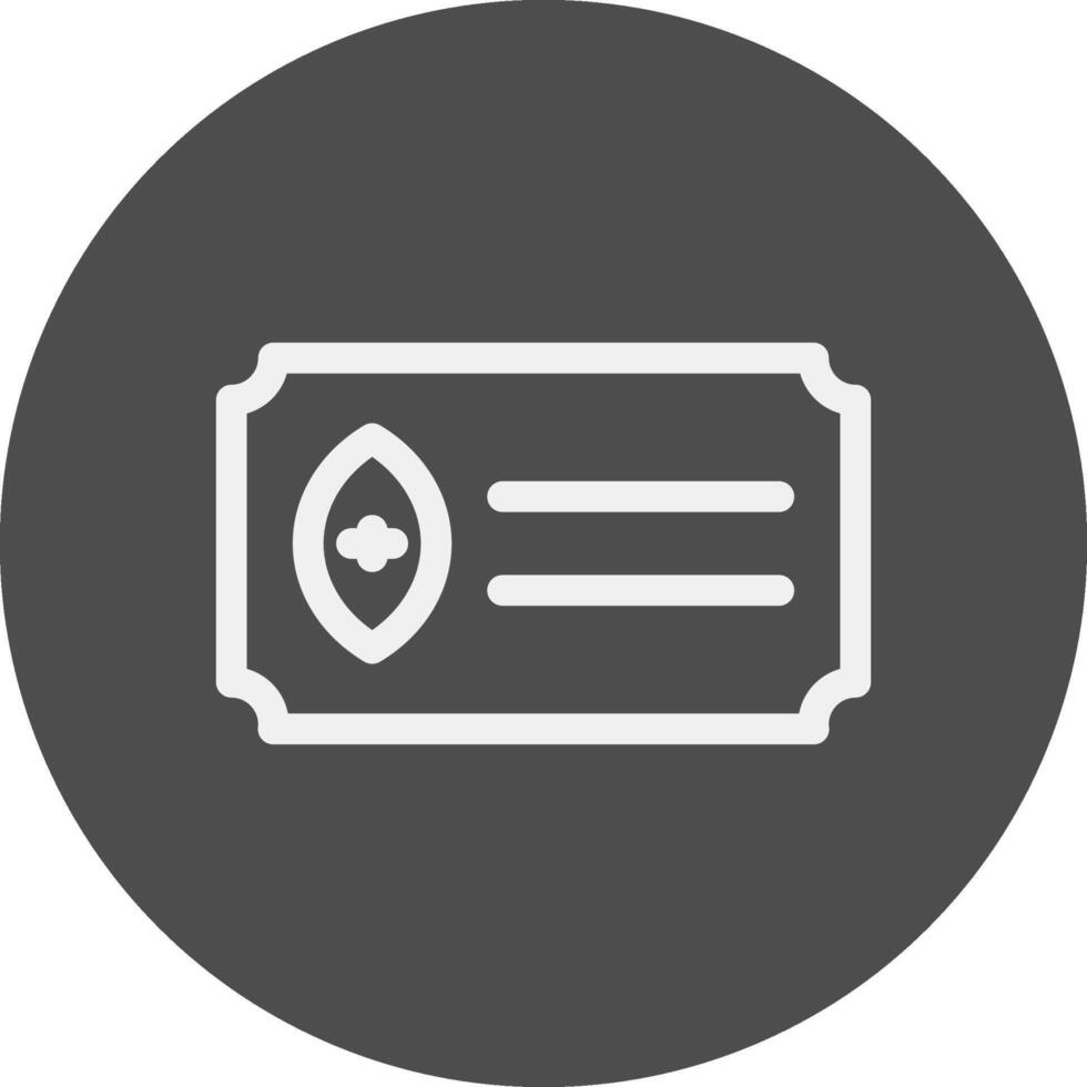 Ticket Creative Icon Design vector