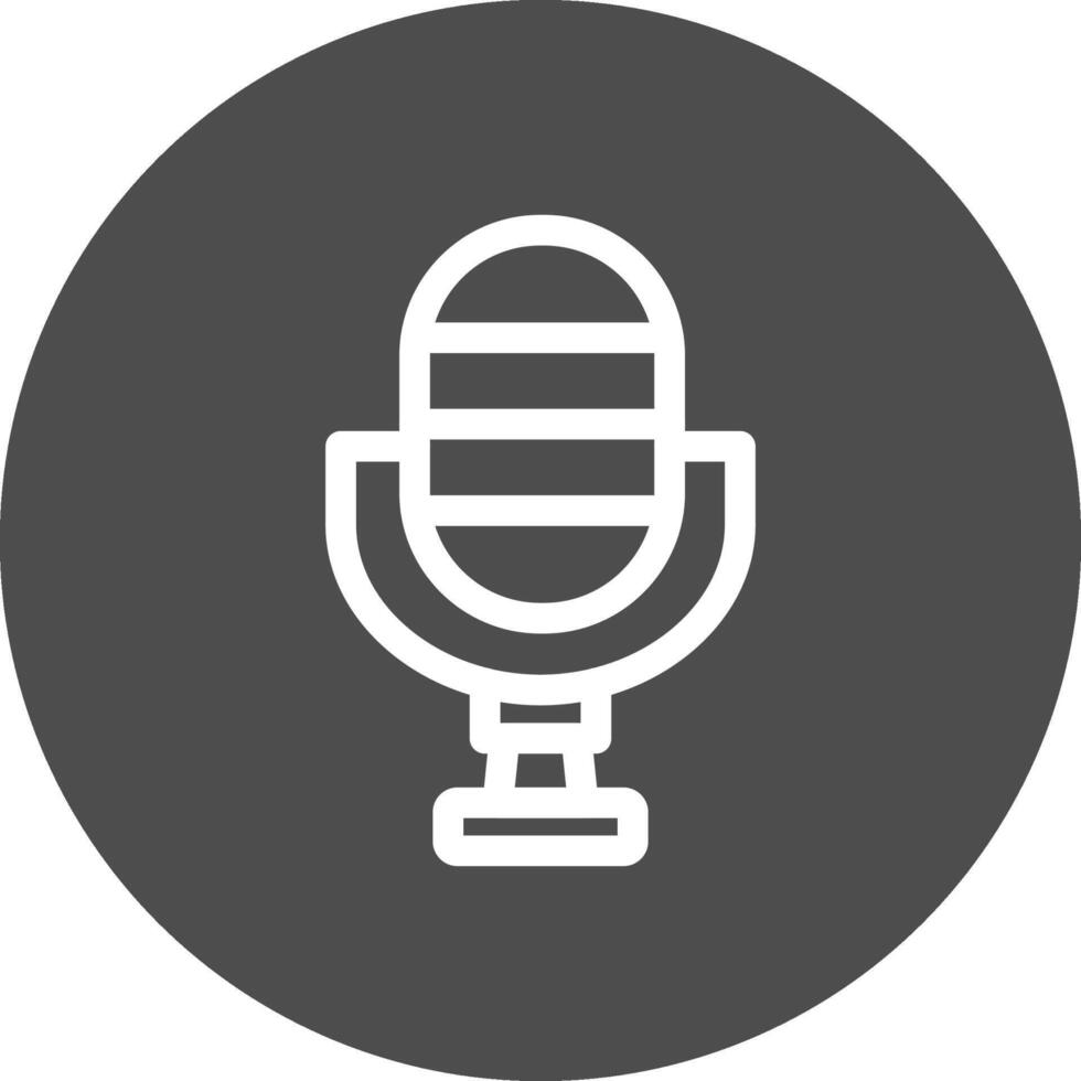 Microphone Creative Icon Design vector