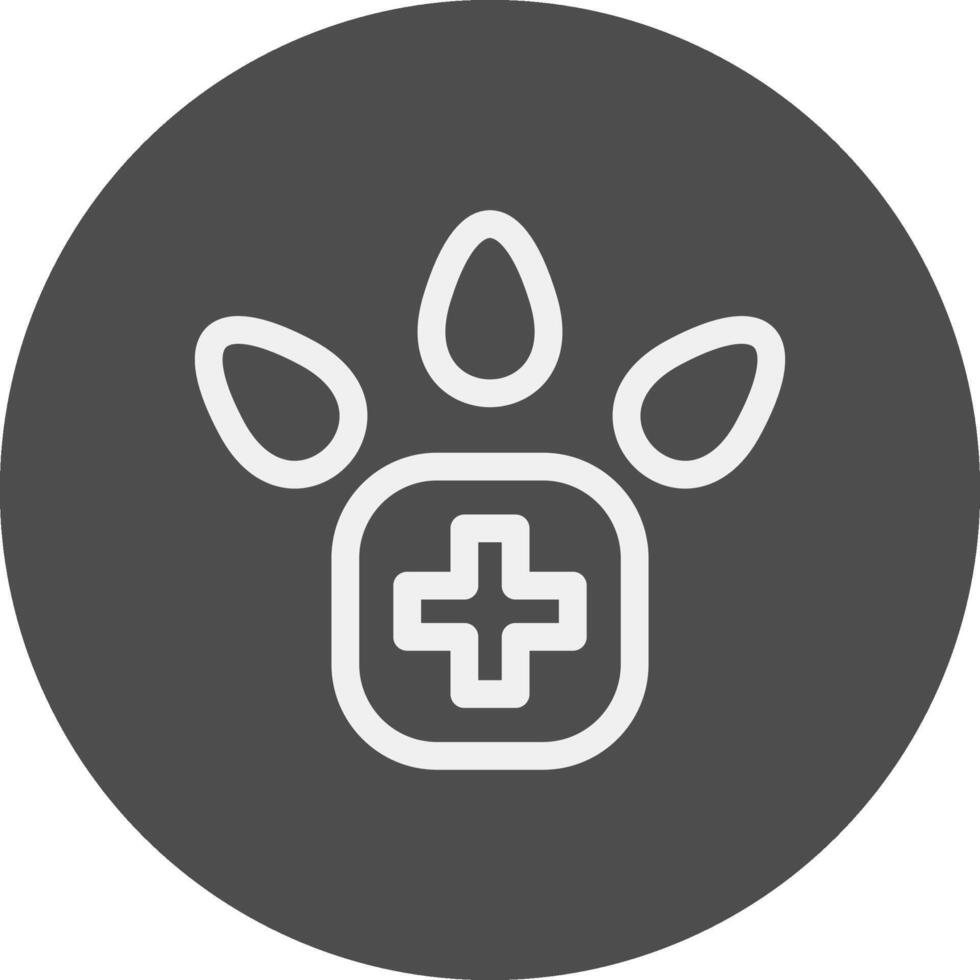 Veterinary Foot Creative Icon Design vector