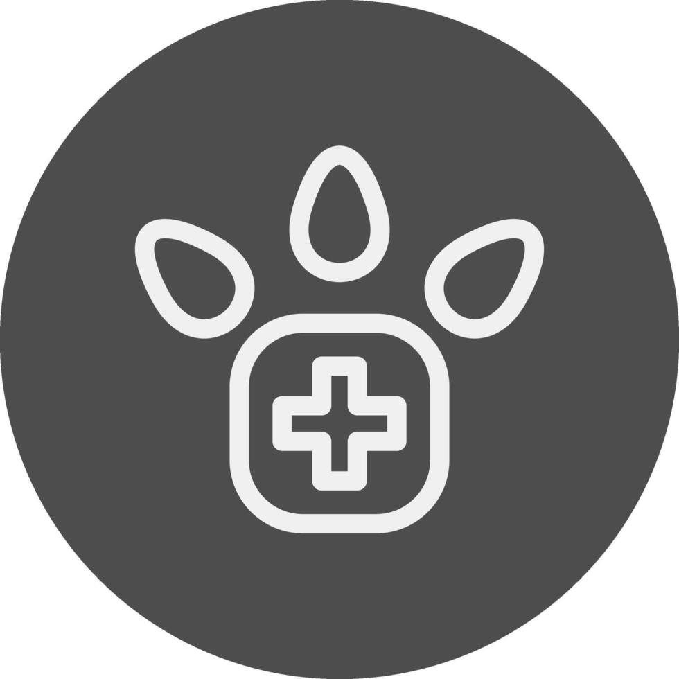 Veterinary Foot Creative Icon Design vector