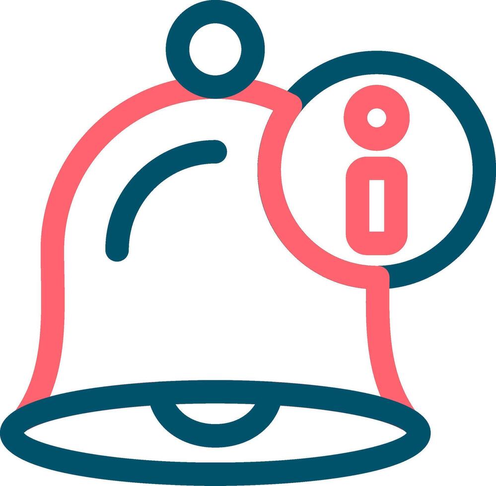 Notification Bell Creative Icon Design vector