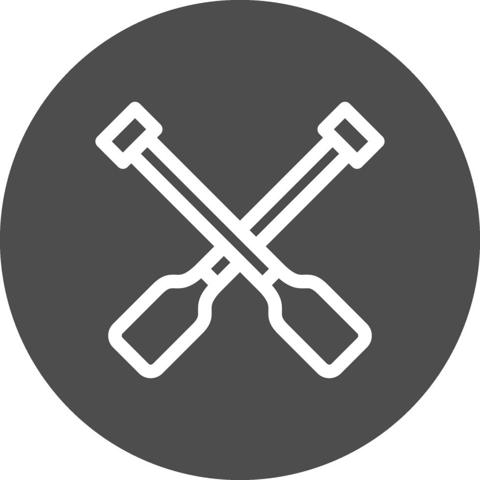 Rowing Creative Icon Design vector