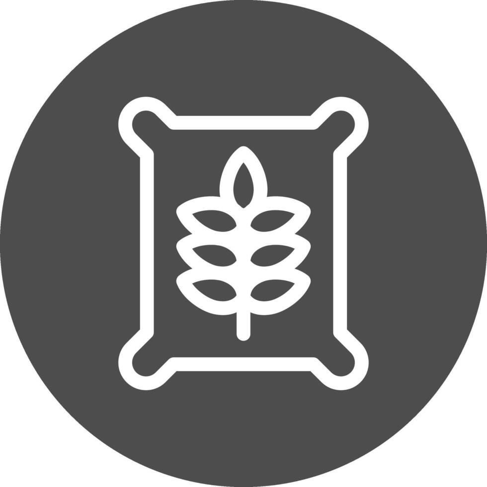 Seed Bag Creative Icon Design vector