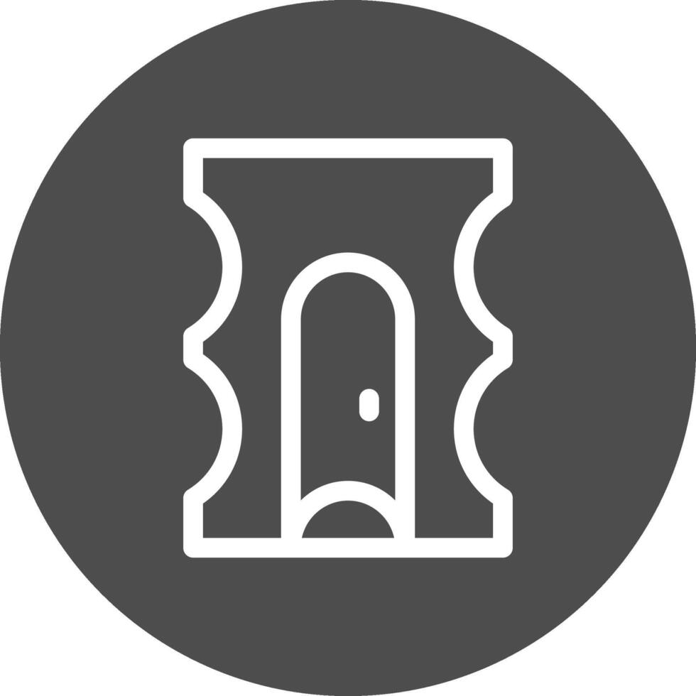 Pencil Sharpener Creative Icon Design vector
