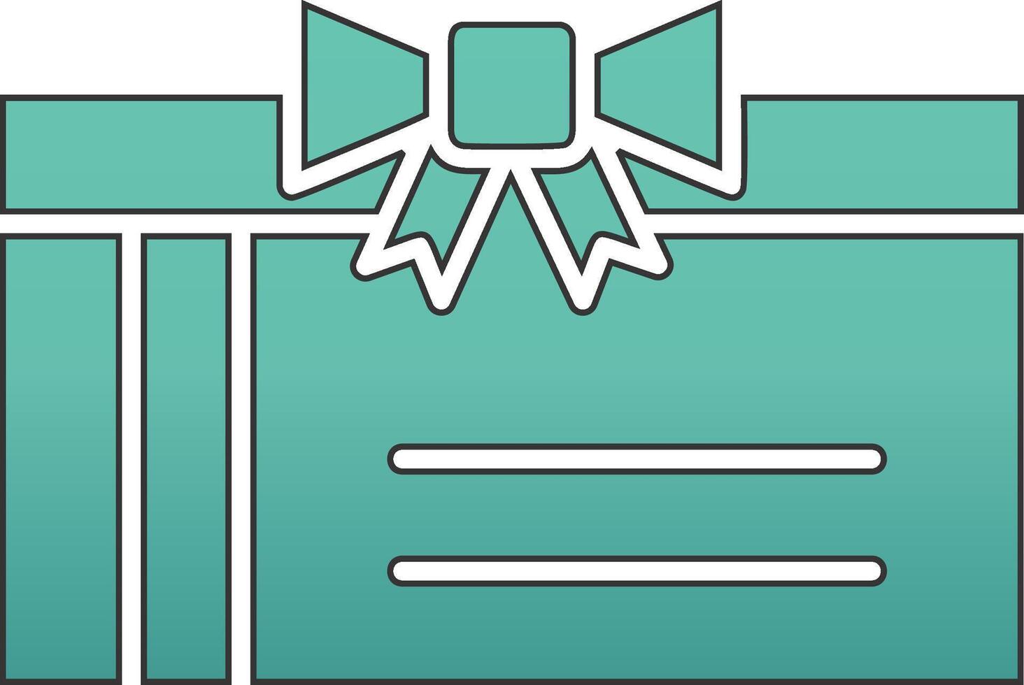 icono de vector de tarjeta de regalo