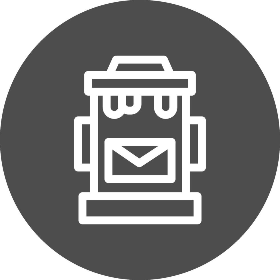 Postbox Creative Icon Design vector