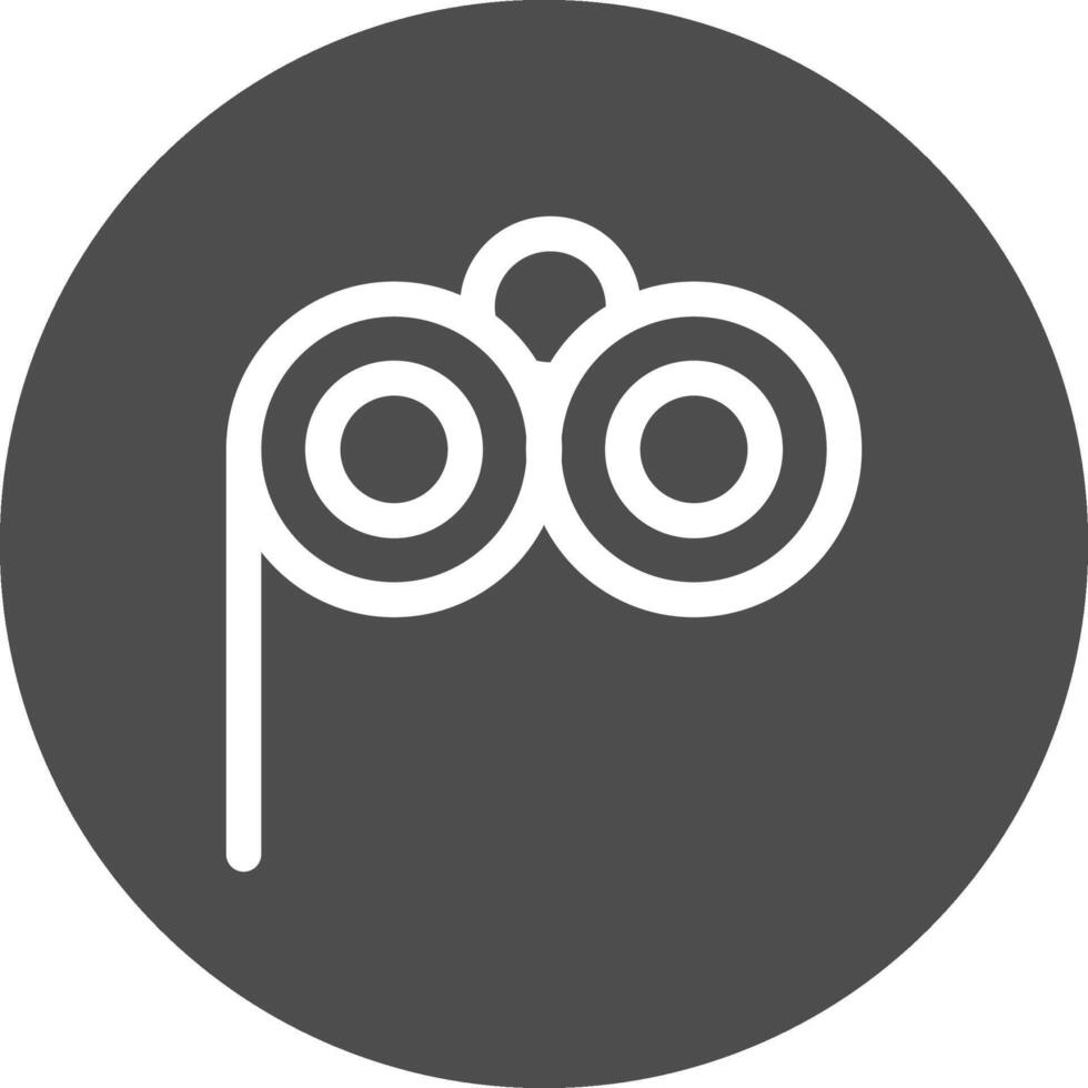 Lorgnette Glasses Creative Icon Design vector