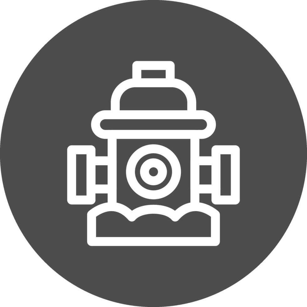 Fire Hydrant Creative Icon Design vector